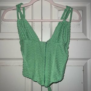 Pretty little thing cropped corset top